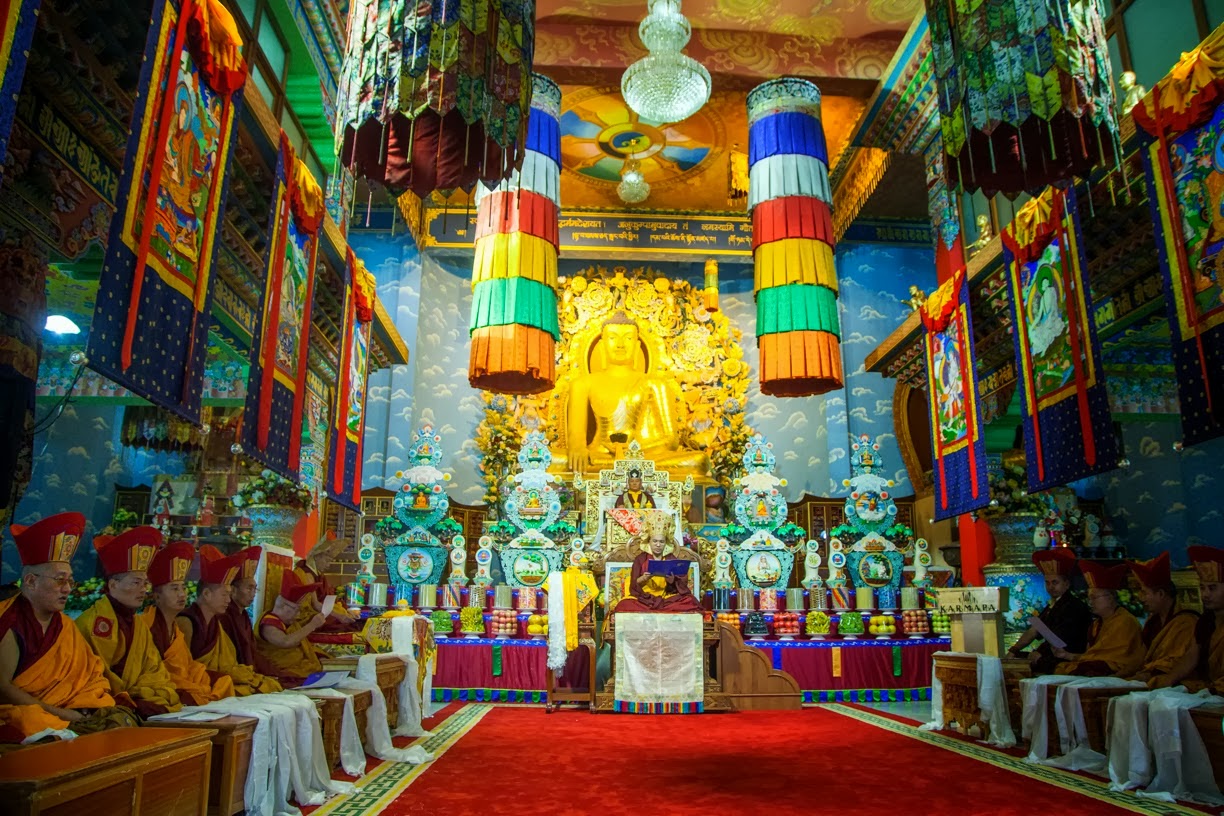 The Opening Ceremony of the 1st Annual Arya Kshema Winter Dharma Gathering for the Kagyu Nuns